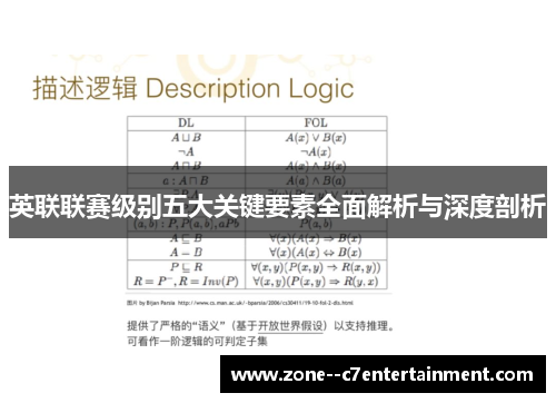 英联联赛级别五大关键要素全面解析与深度剖析